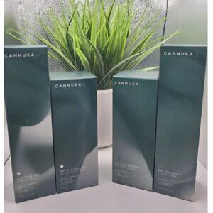 Cannuka Luxe Manuka Honey MORNING & NIGHT SET 2x Cleanser & 2x Toner $192 Value